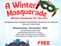 Celebrate Creativity at Boys & Girls Club’s 2024 Winter Showcase: “A Winter Masquerade”